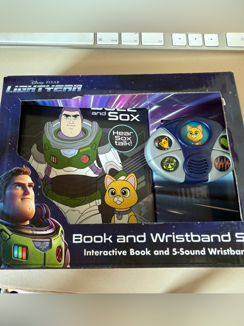 Disney Sox Interactive Book and Blue Wristband Set